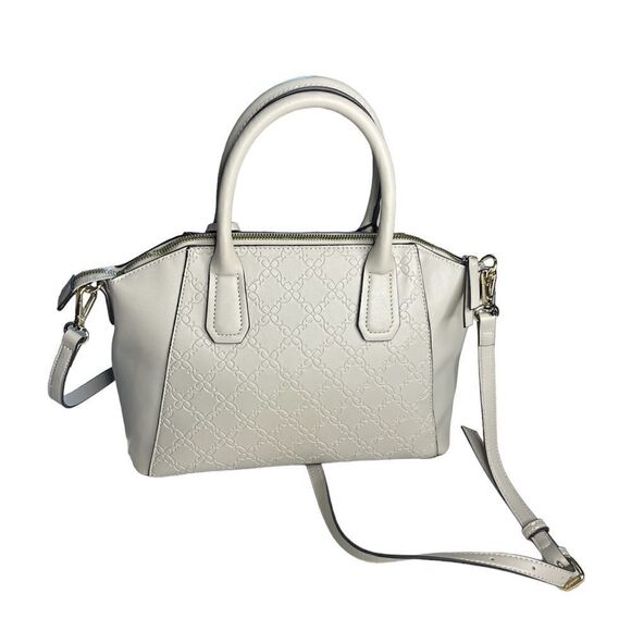 Nine West Alixson Shoulder Bag Purse Cement Small - Picture 3 of 10